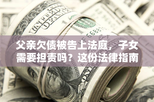 济南父亲欠债被告上法庭，子女需要担责吗？这份法律指南必须看完