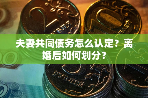 济南夫妻共同债务怎么认定？离婚后如何划分？