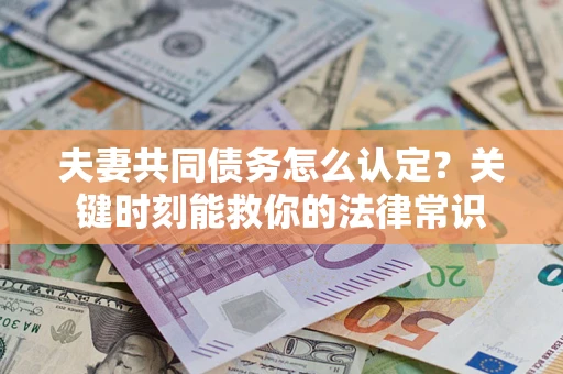 济南夫妻共同债务怎么认定？关键时刻能救你的法律常识